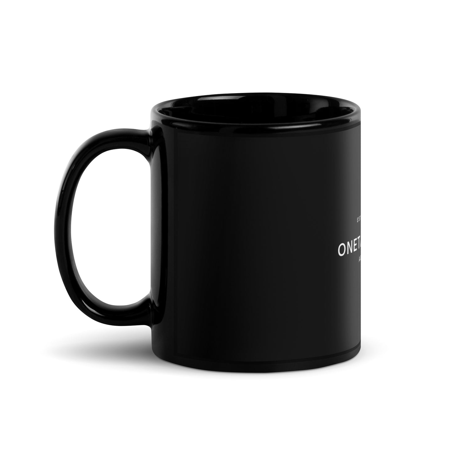 Black Onetainonation Mug