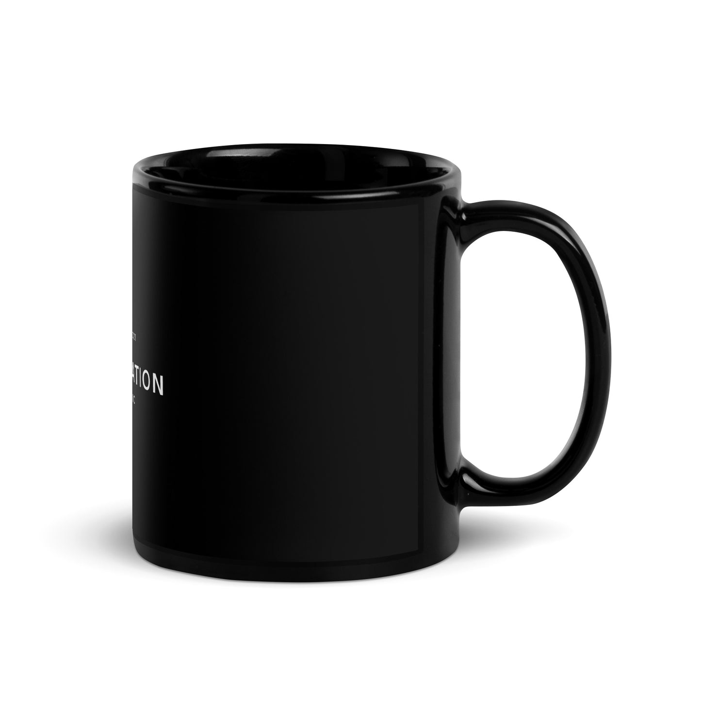 Black Onetainonation Mug