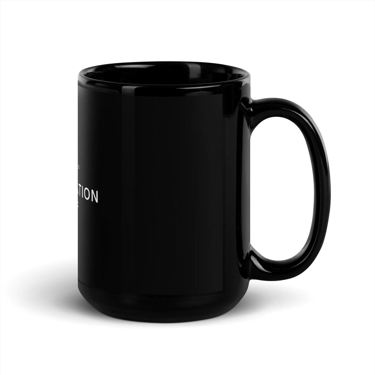 Black Onetainonation Mug