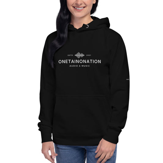 Unisex Onetainonation Black Hoodie