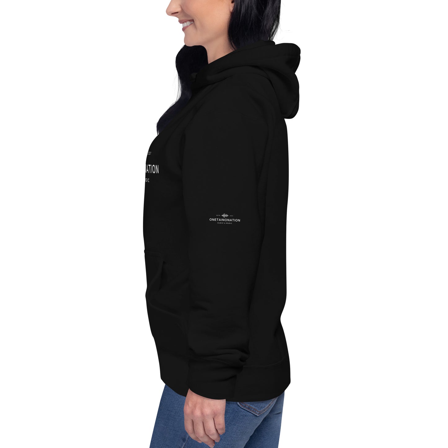 Unisex Onetainonation Black Hoodie