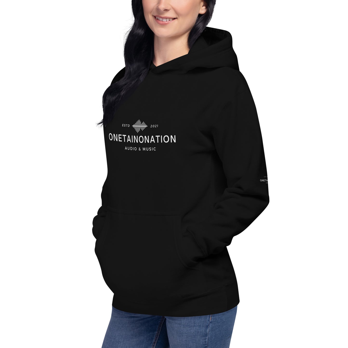 Unisex Onetainonation Black Hoodie